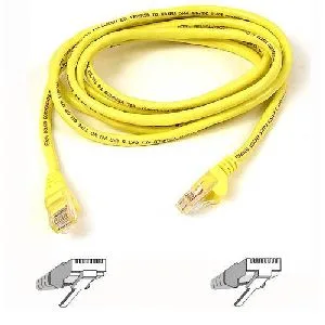 Belkin Belkin A3L980-40-YLW-S Cat 6 network ethernet cable 40 ft yellow — product photo