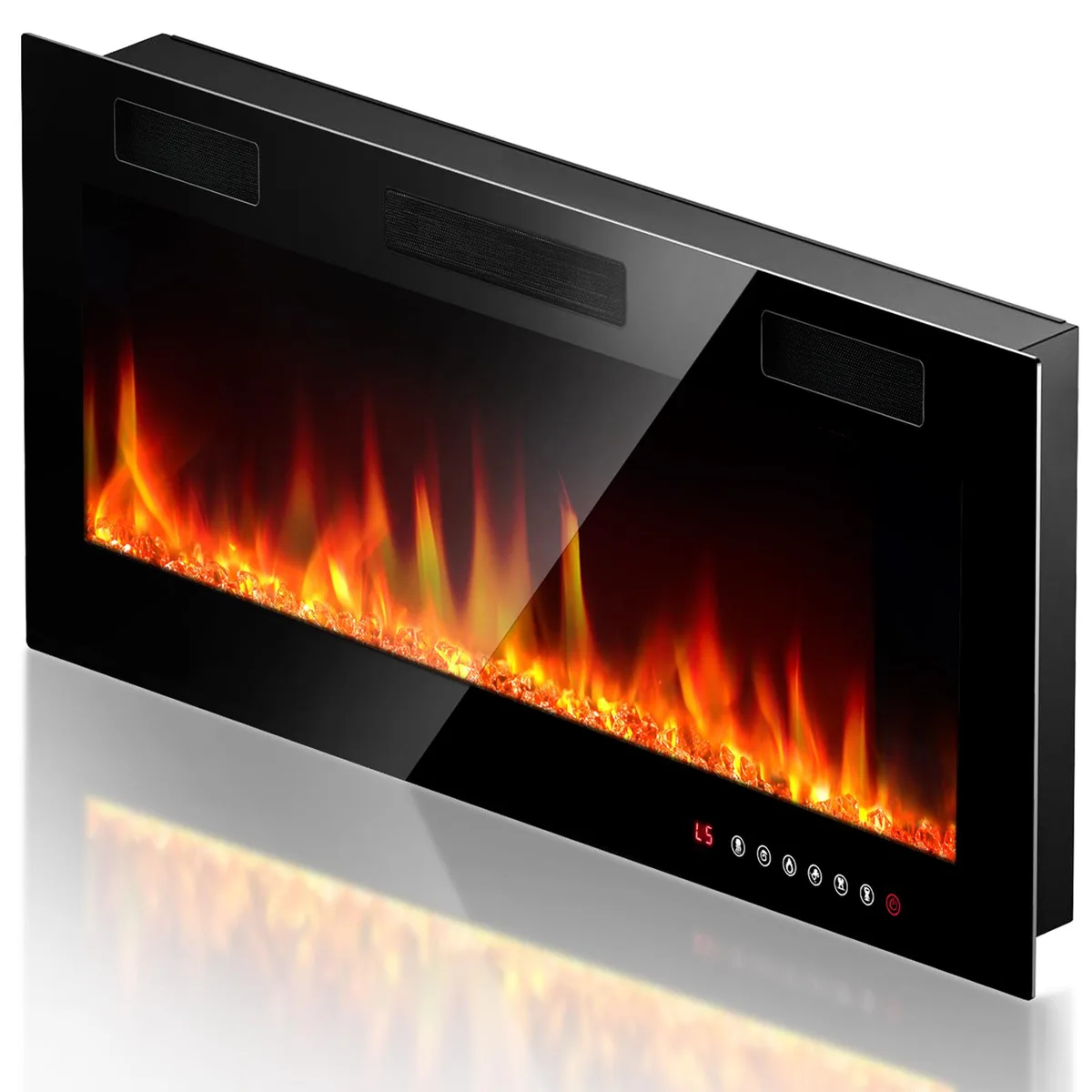 Vitesse Vitesse 30 inch Electric Fireplace Recessed Wall Mounted 750/1500W — product photo