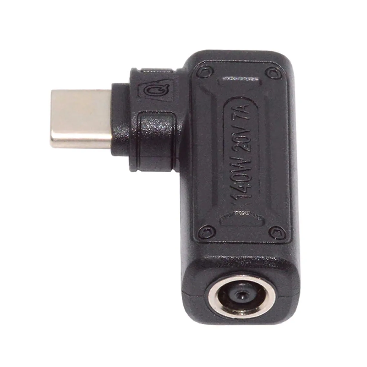 Fervit Fervit DC Jack 6.0x1.4mm to USB-C Angled 90° 140W Adapter — product photo