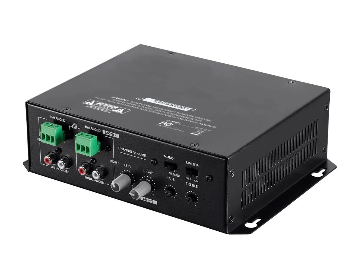 Monoprice Inc. Monoprice 118801 120W 2ch Audio Mixer — product photo