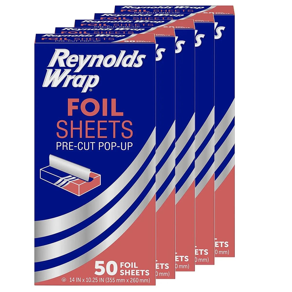  Reynolds 00F20107 Printmaking Aluminum Foil Sheets 14 x 10.25 Inches 50 Sheets Pack of 5 250 Total — product photo