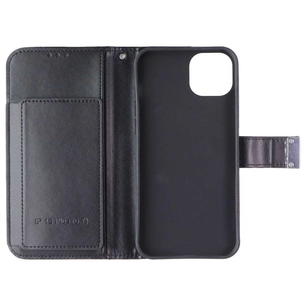 Mybat Mybat Xtra Series Folio Wallet Case iPhone 15 Plus Black — product photo