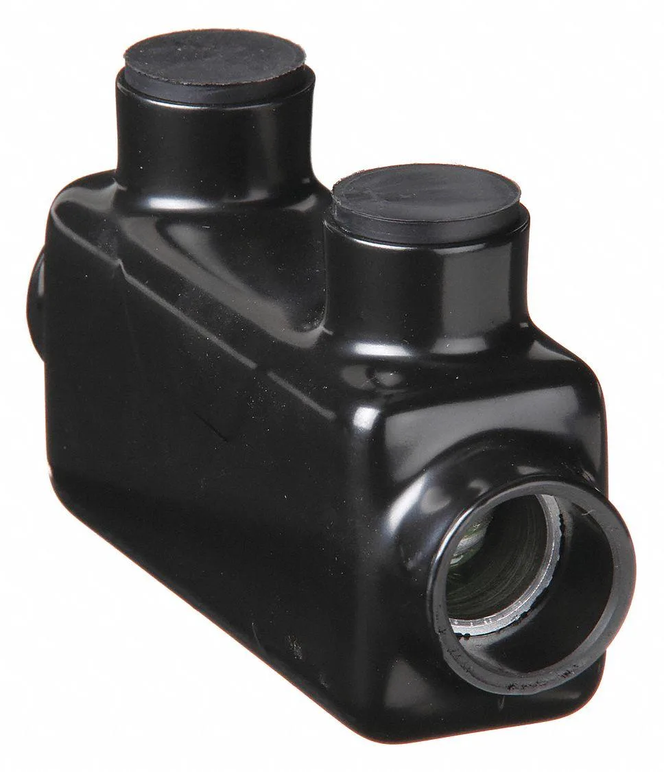 Polaris nsi Polaris nsi ISR-600B Multitap Connector Alum Blk Hex 2Port — product photo