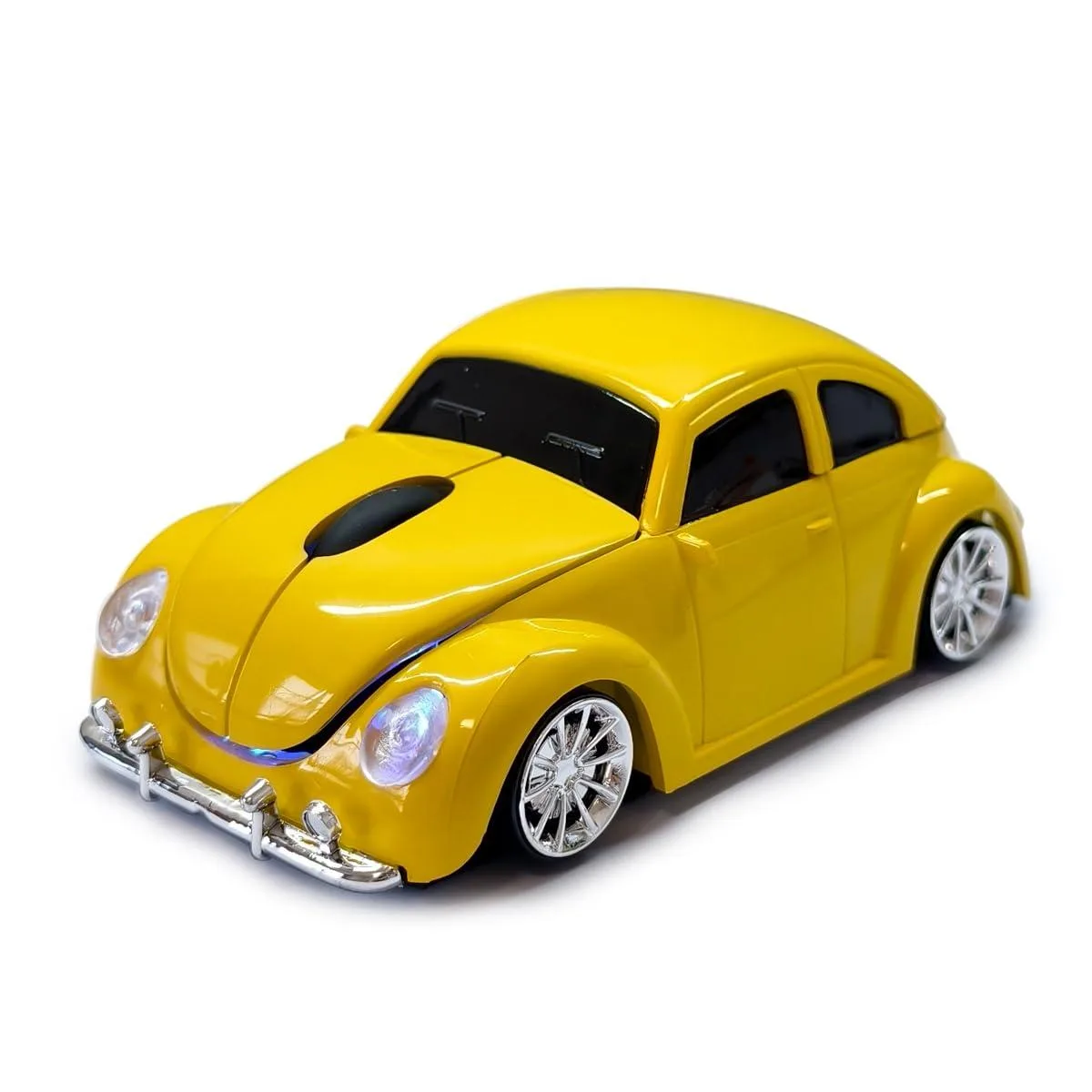  SDGSQHA BN020-Yellow Car-Shaped Wireless Optical Gaming Mouse Yellow — product photo