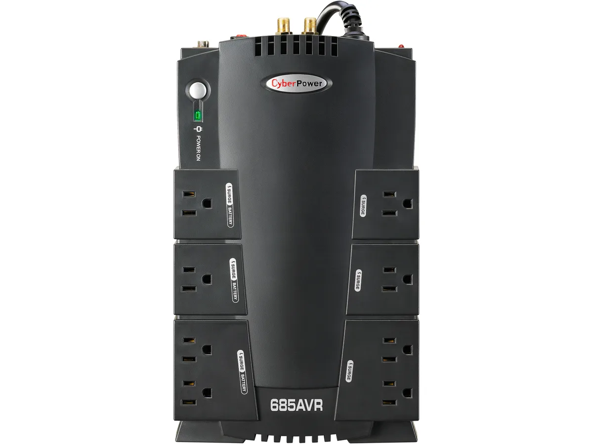 CyberPower CyberPower CP685AVR UPS 685 VA 390 Watts 8 Outlets — product photo