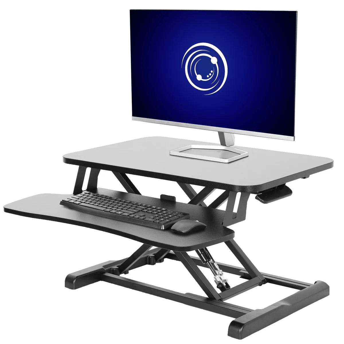VIVO VIVO Black 26" Standing Desk Riser 33 lbs Office Furniture — product photo
