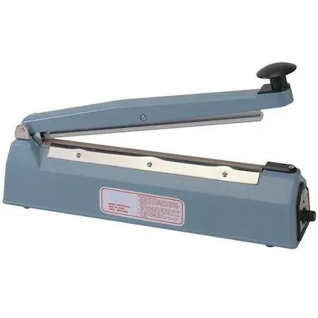 Transparent table-top impulse bag sealer, 16 inch seal length