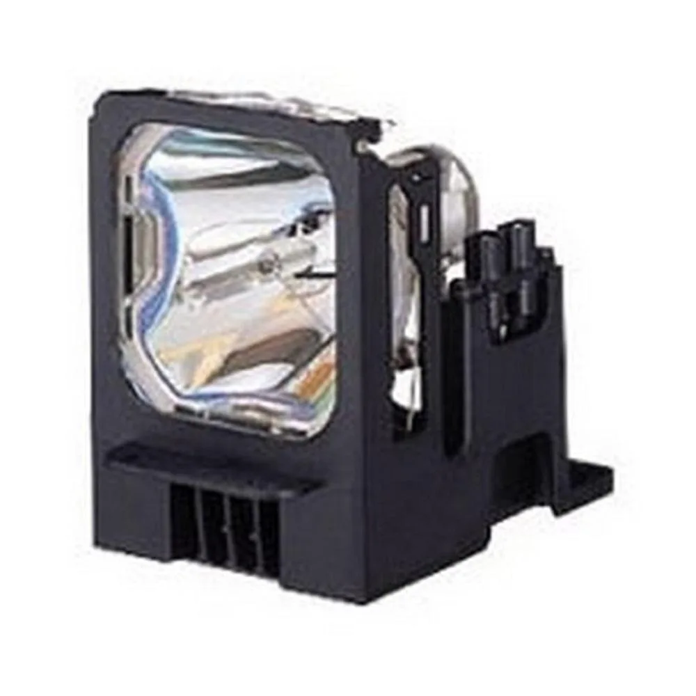 Projector lamp module in black plastic housing