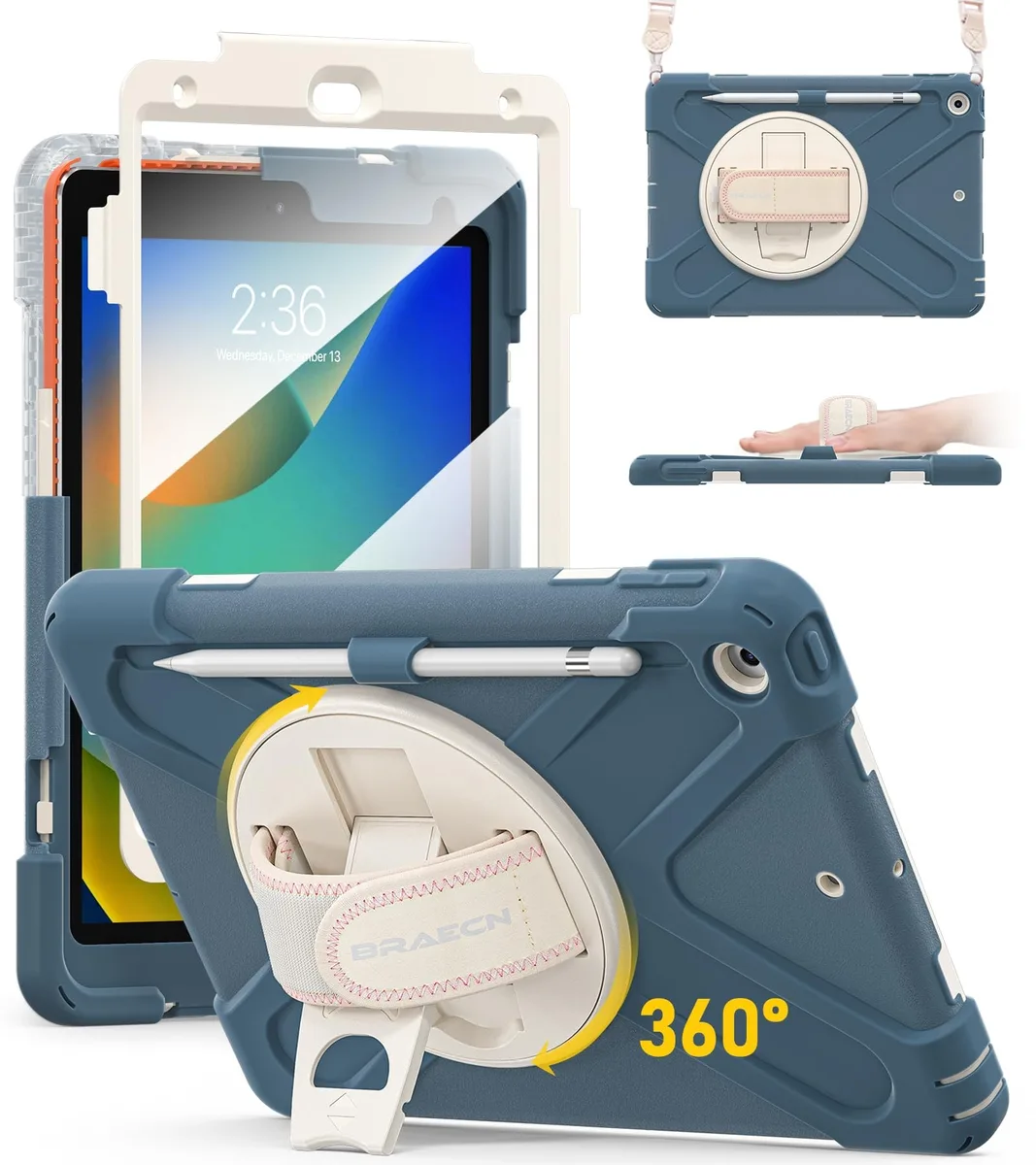 ARENTI ARENTI 2 in 1 accessory for iPad 10.2 inch 2019 2020 2021 — product photo