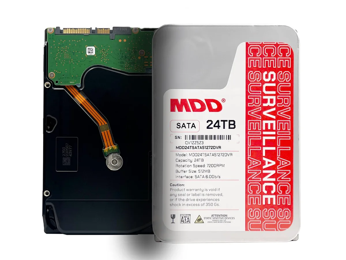MaxDigitalData MaxDigitalData MDD24TS51272DVR 24TB 7200RPM 512MB Cache SATA 6.0Gb/s 3.5" internal hard drive — product photo