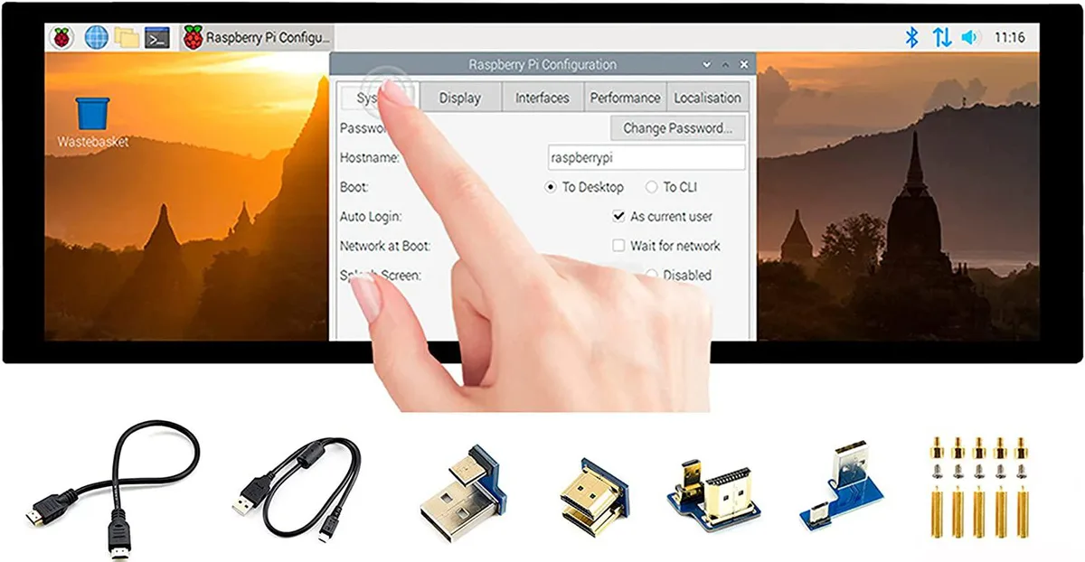 WaveShare WaveShare 7.9inch 400×1280 Capacitive Touch Portable Monitor — product photo
