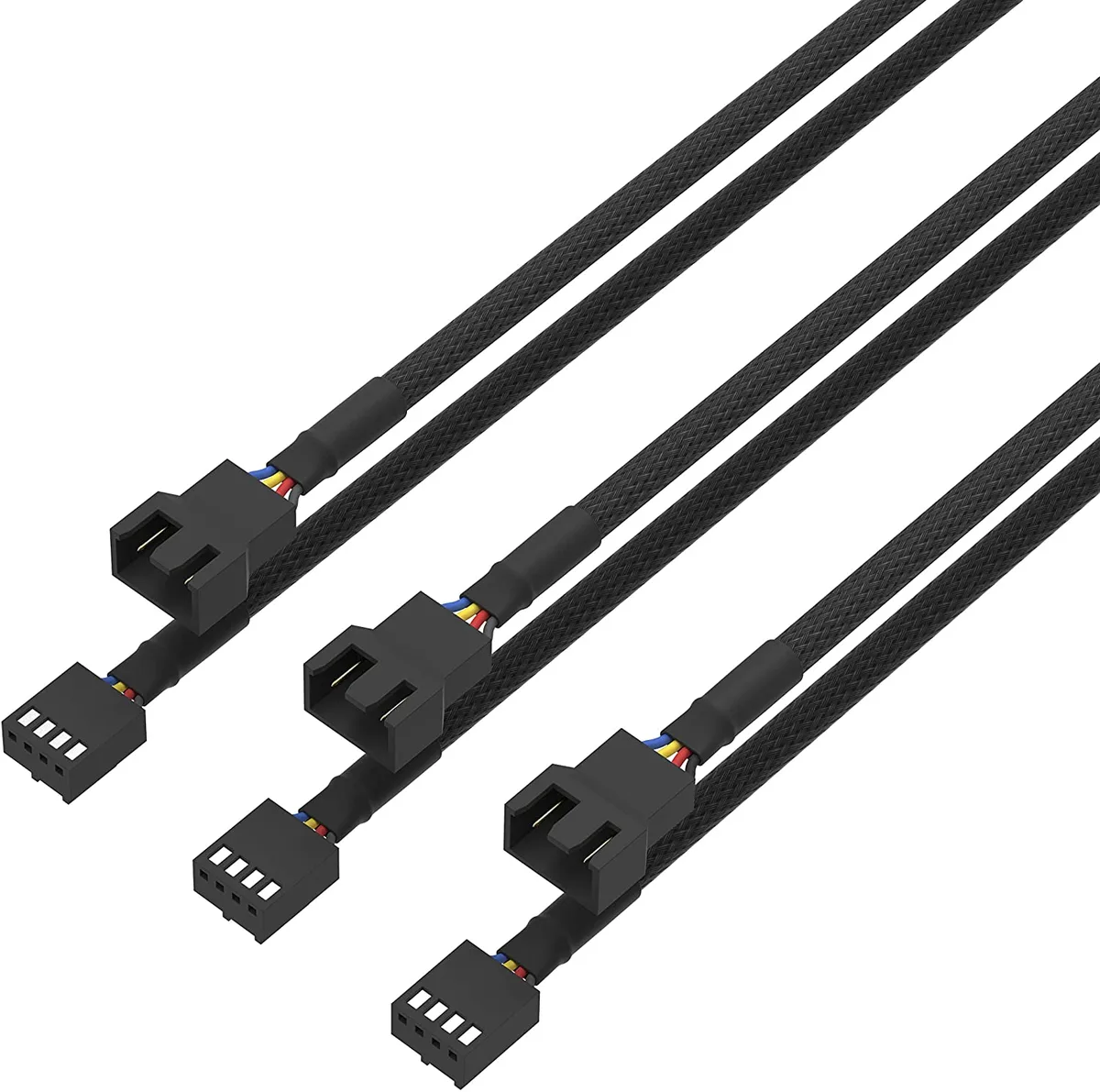 THE ORDINARY THE ORDINARY 3 Pack 4 Pin PWM Fan Power Splitter Cable 50cm — product photo