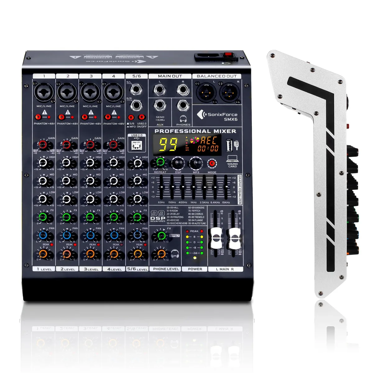  Audio-Technica SMX6 6-Channel DJ Audio Mixer — product photo