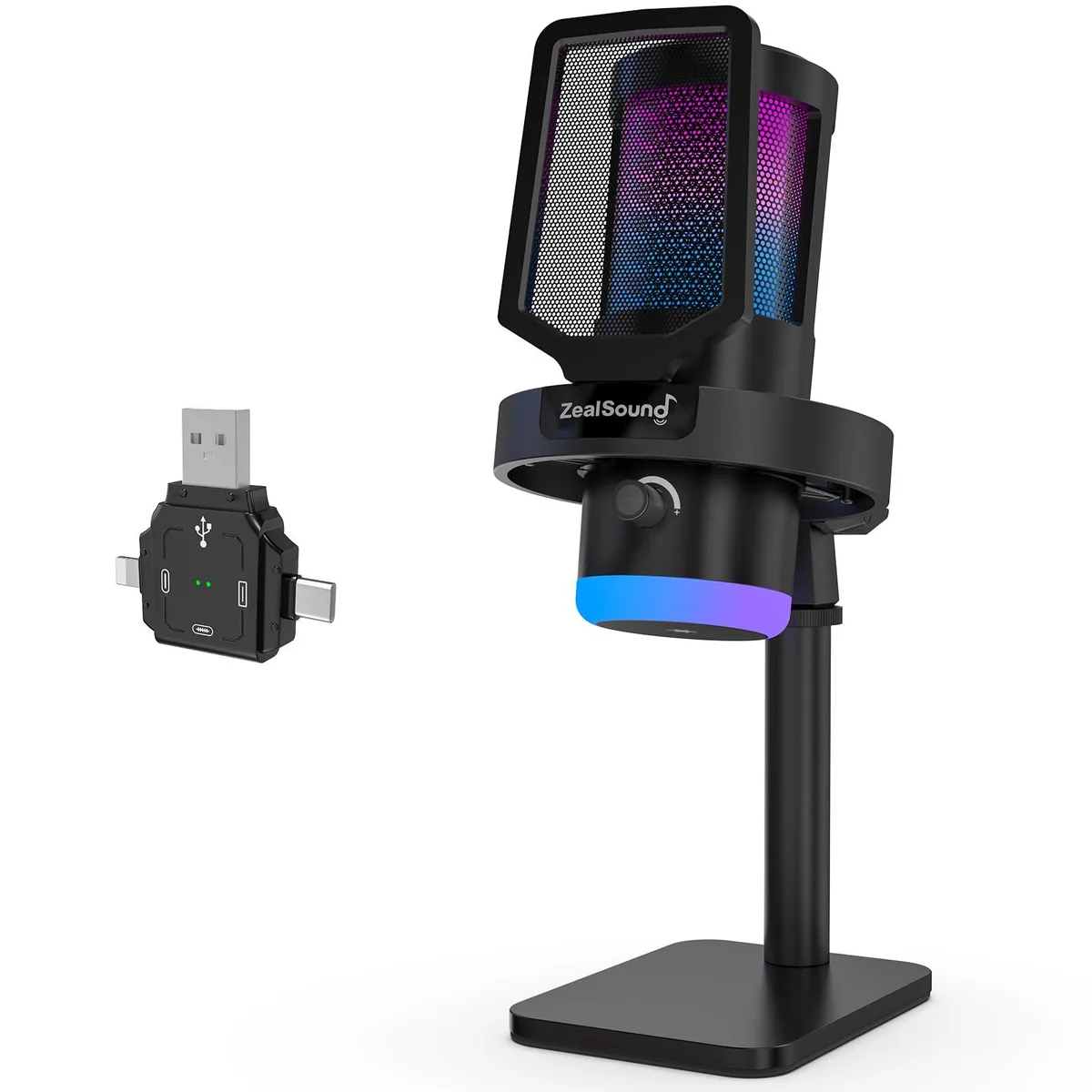  ZealSound K66DGW-US Wireless Microphone 2.4G 24-bit 96kHz — product photo