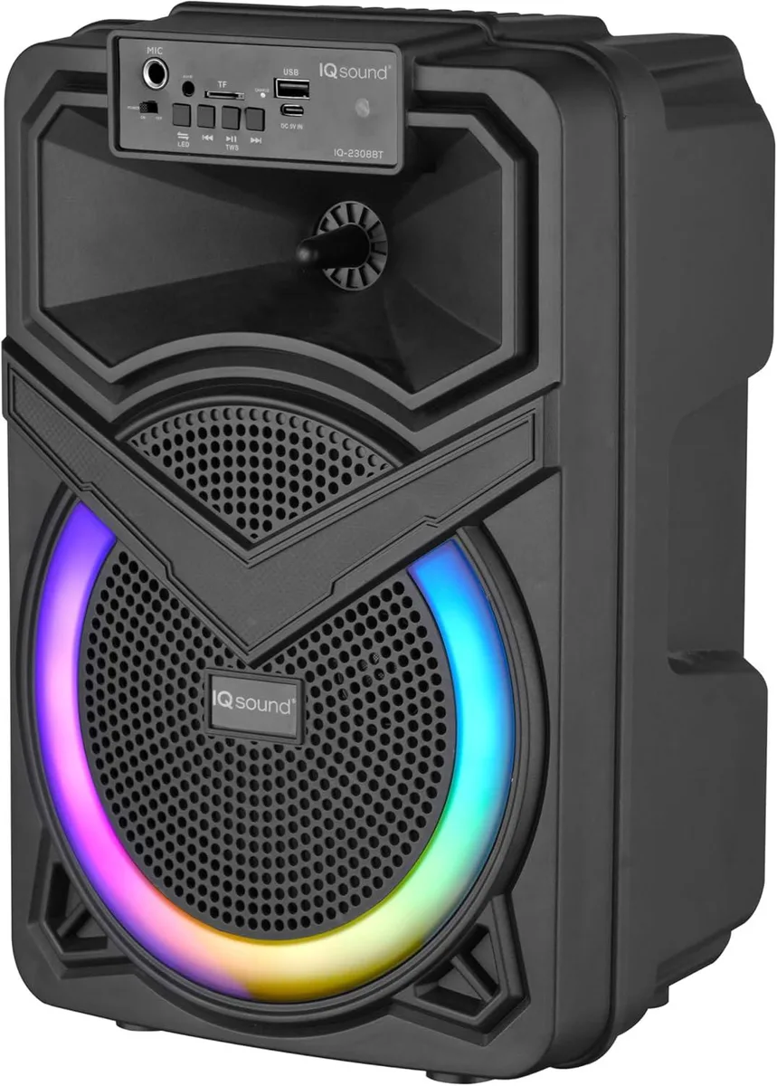 SUPERSONIC SUPERSONIC IQ-2308BT 8" portable speaker Bluetooth 5.0 TWS 5W 1200mAh — product photo