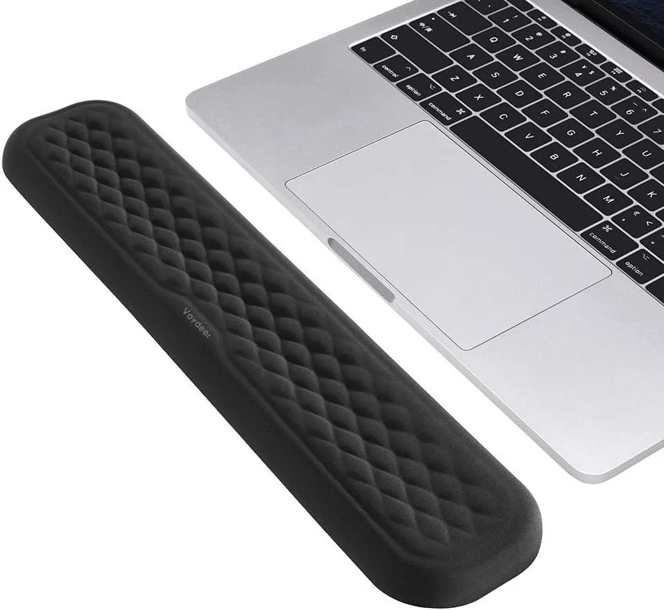 Emerson Emerson 60%-75% Keyboard Wrist Rest Memory Foam 14.17inch Black — product photo