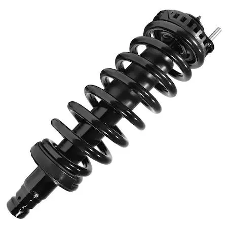 Unity 11180 front complete strut assembly, silver metal coil spring and housing