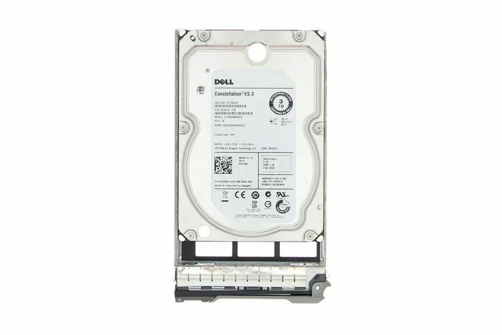 DELL DELL ST3000NM0023 3 TB 7.2K RPM 3.5" SAS internal hard drive — product photo