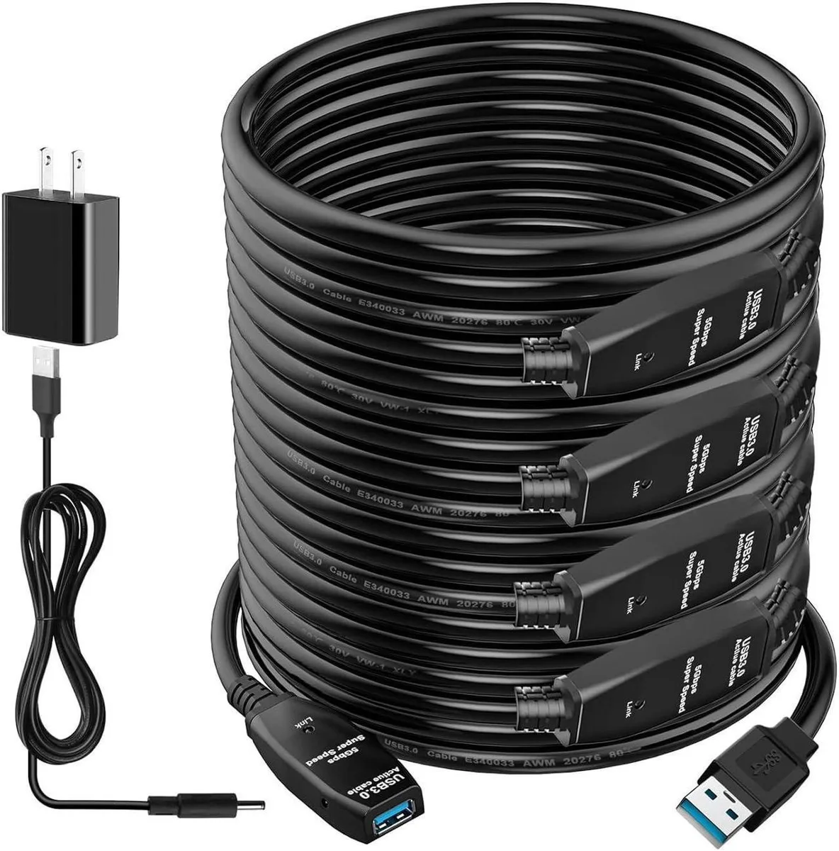 SMUGDESK SMUGDESK USB 3.0 Extension Cable 32Ft Active with Power — product photo