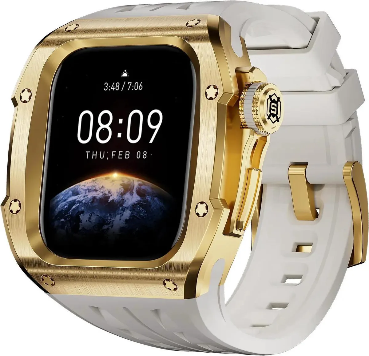 SMUGDESK SMUGDESK Mod Kit Stainless Steel Case Apple Watch Series 10 46mm Gold — product photo