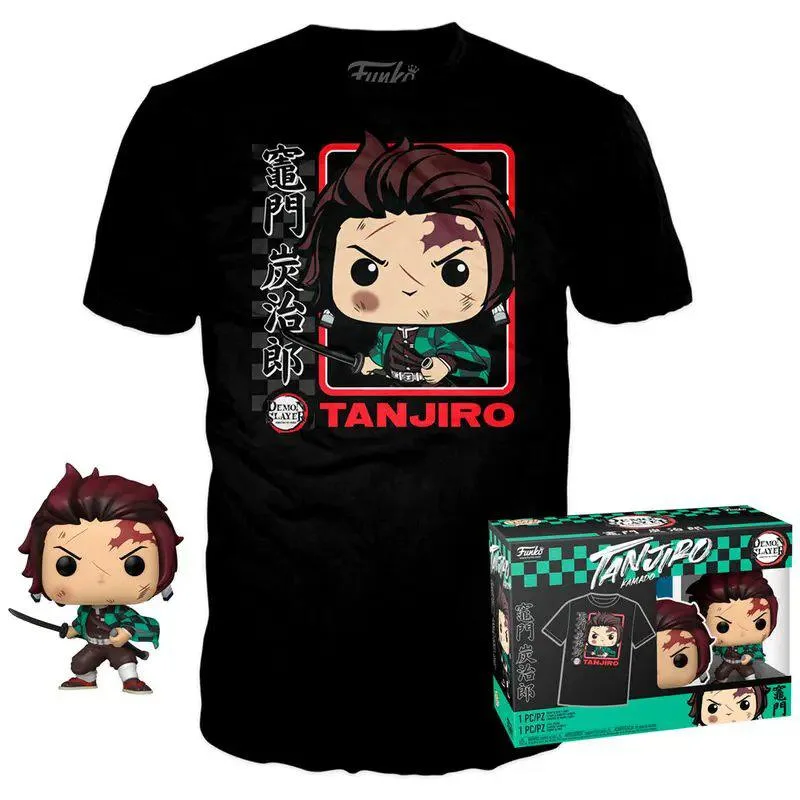 Funko Funko 867 Demon Slayer Tanjiro Pop &amp; Tee XL collectible — product photo