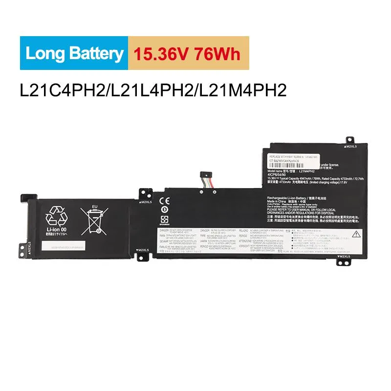 KingSener KingSener L21M4PH2 laptop battery 76Wh 4947mAh 15.36V — product photo