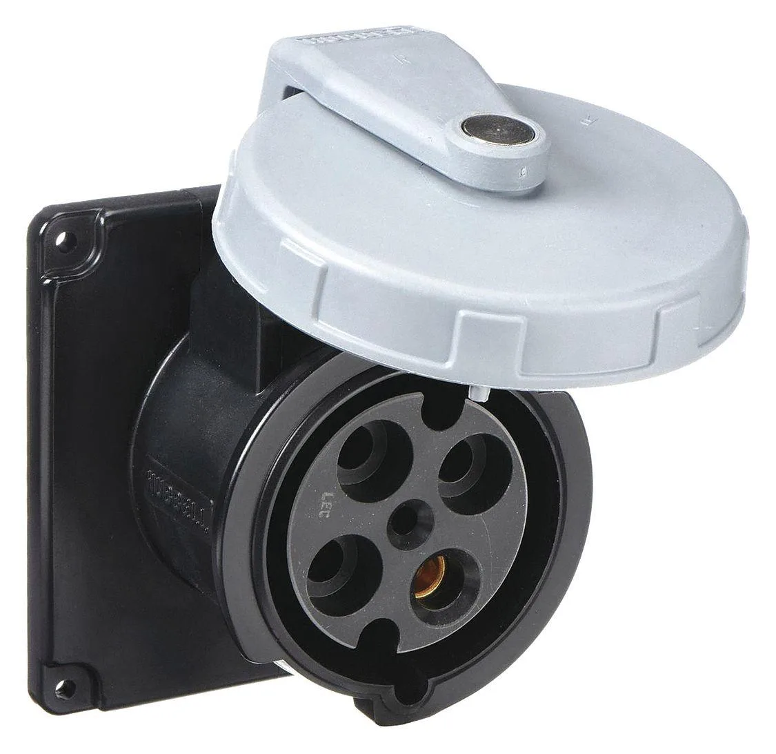 Hubbell Incorporated Hubbell HBL4100R5W 100A 600V IEC receptacle — product photo