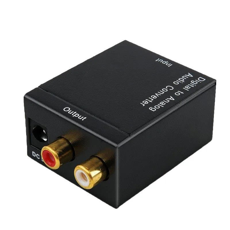 Runsing Runsing Digital to Analog Audio Converter Optical Coaxial to RCA Black .5m — product photo