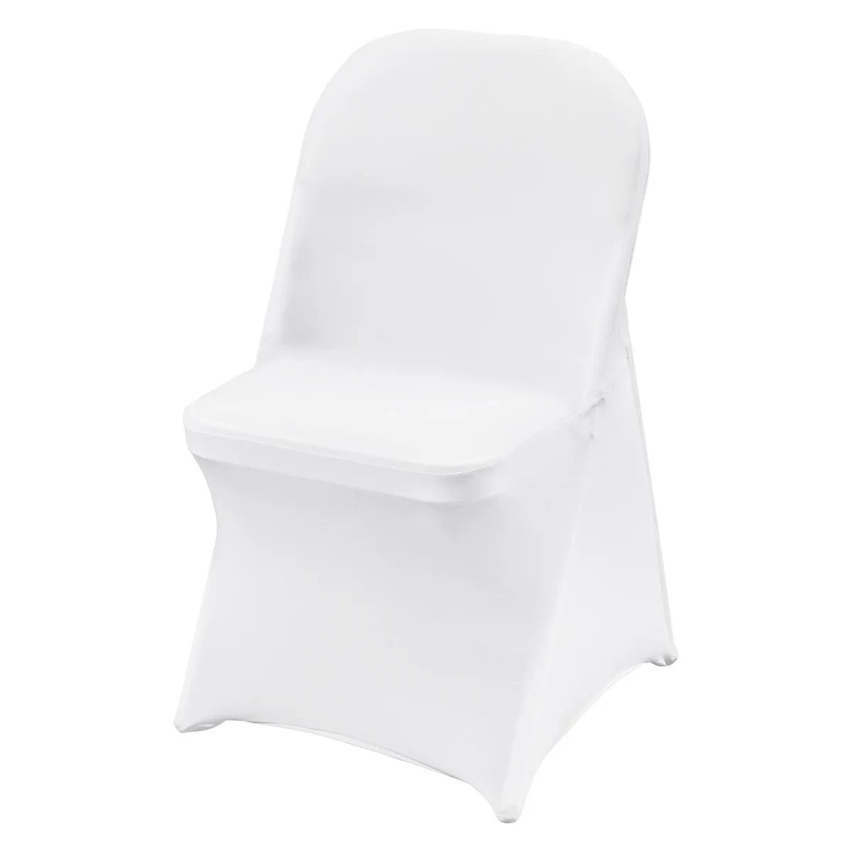 VEVOR VEVOR RD-VV-22 Stretch Spandex Folding Chair Covers 100PCS White — product photo