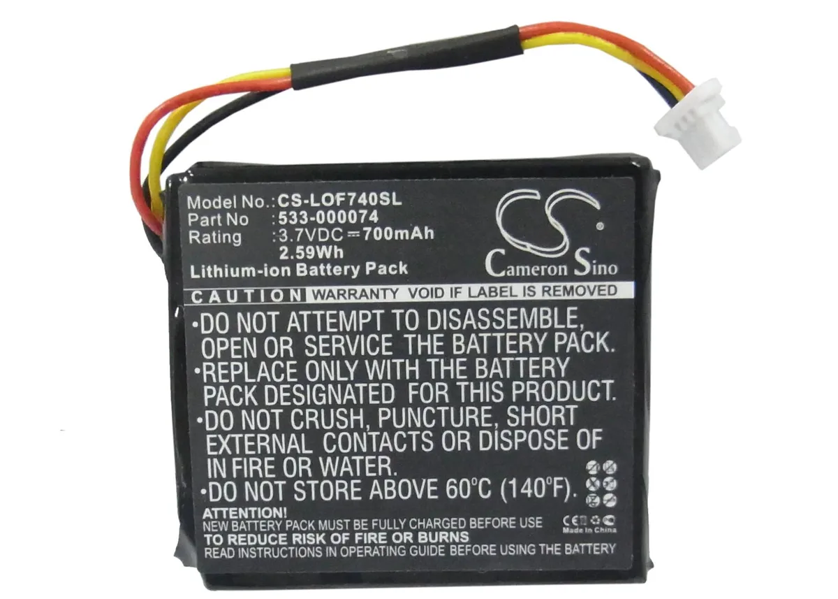 CameronSino CameronSino 700mAh Li-ion battery 533-000074 for Logitech F540 G930 981-000257 — product photo