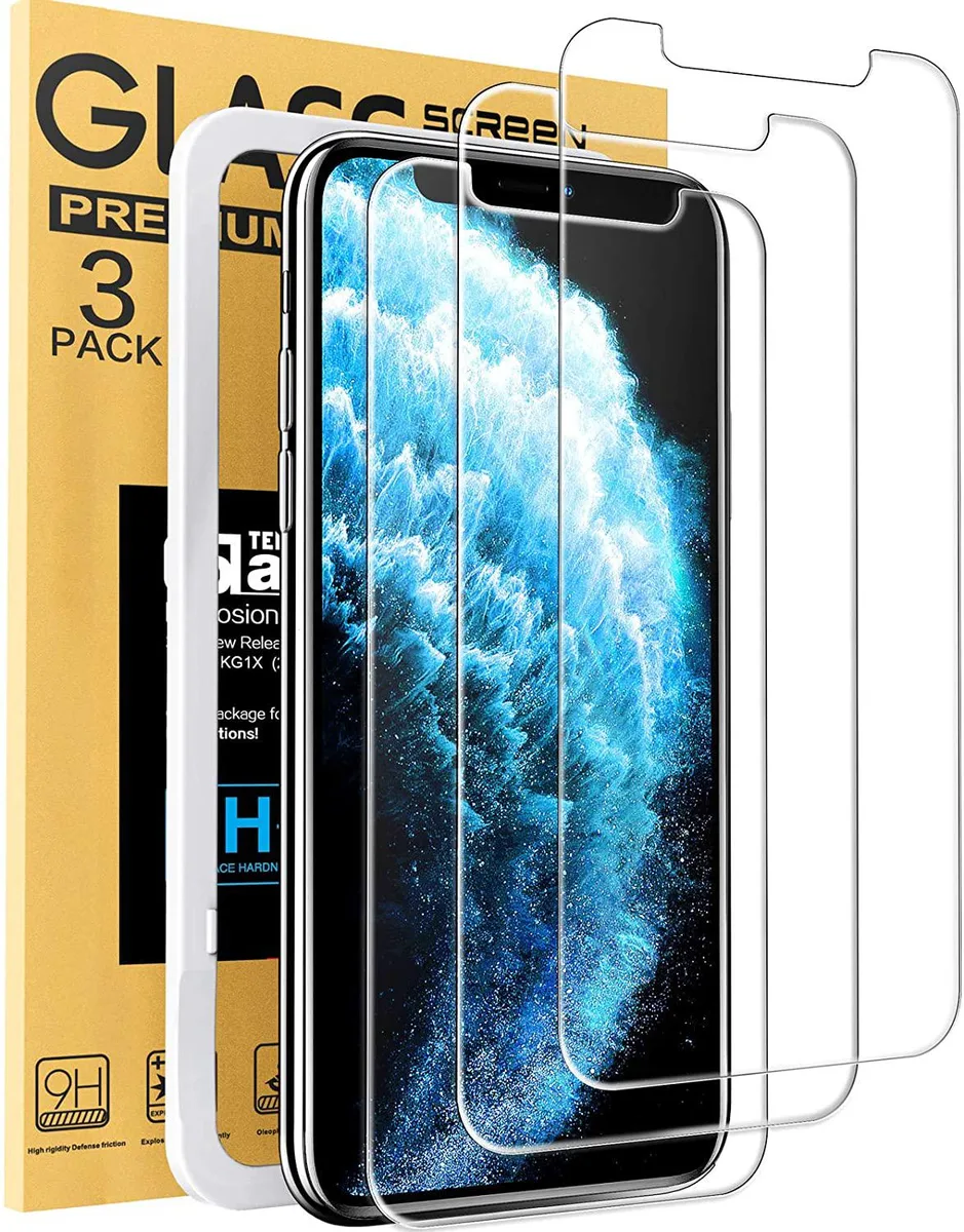 BONAEVER BONAEVER 3-Pack Tempered Glass Screen Protector for iPhone 11 Pro Max / XS Max 6.5 inch — product photo