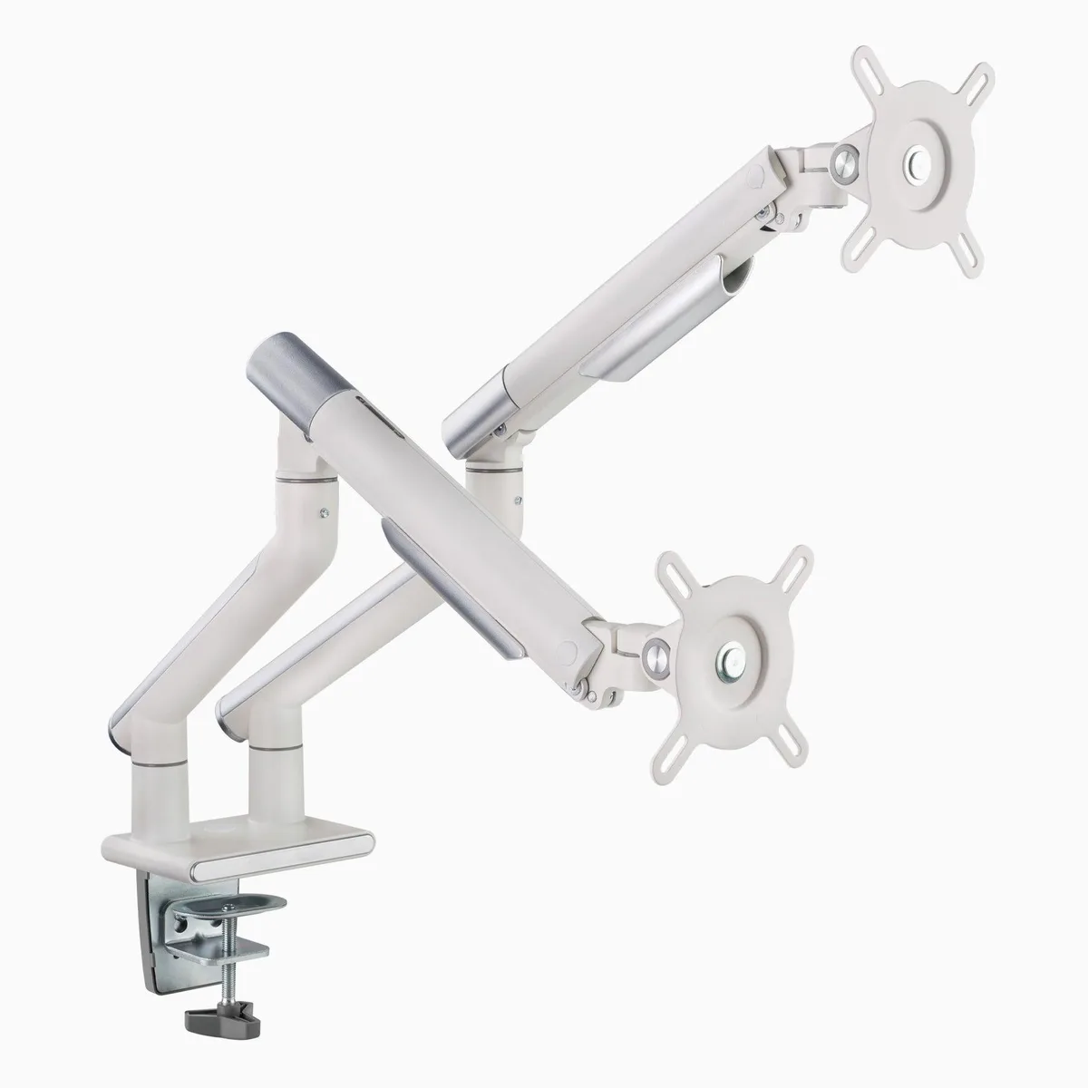 Desky Desky Dual Slim Aluminium Monitor Arm White 19.8lbs 32 — product photo
