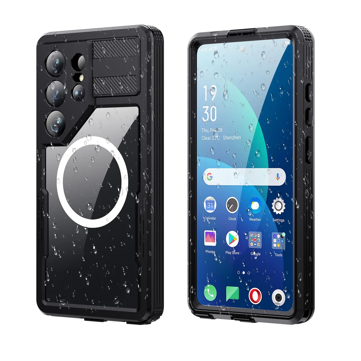 BONAEVER BONAEVER Waterproof Case Samsung Galaxy S26 Ultra 2026 IP68 Black — product photo
