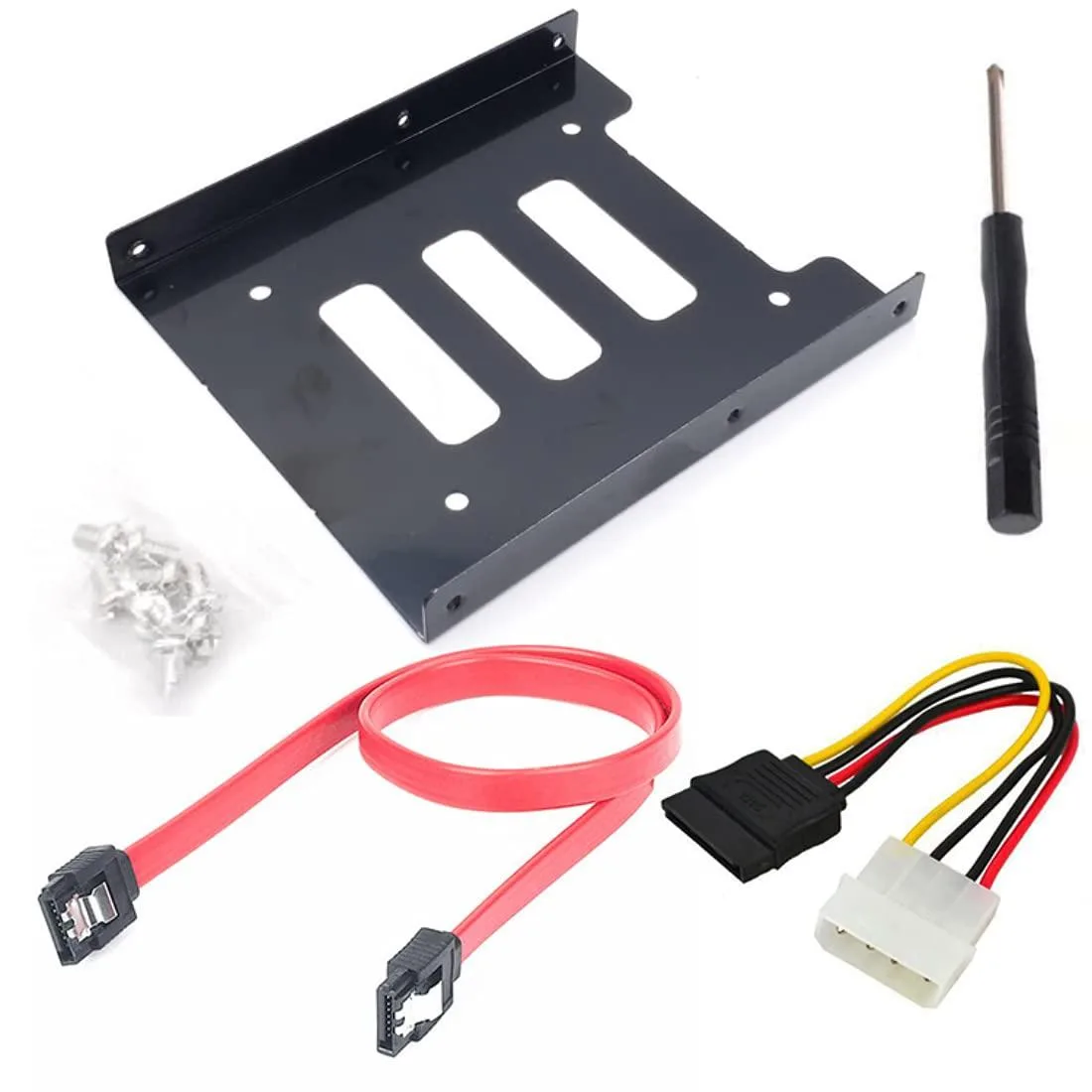 Vszerda Vszerda N29755-ABCD 2.5 to 3.5 inch metal bracket kit red — product photo