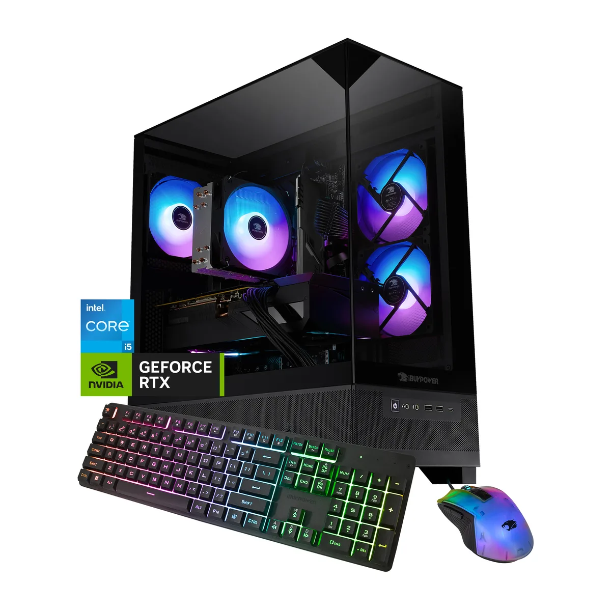 iBUYPOWER iBUYPOWER ESI5N5601 Gaming PC i5 14400F RTX 5060 16GB DDR5 1TB NVMe — product photo