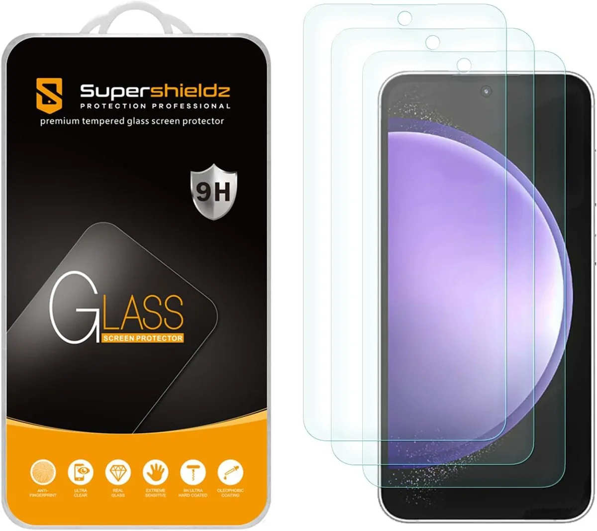NuoTo NuoTo Tempered Glass Screen Protector for Galaxy S24 FE 3 Pack — product photo