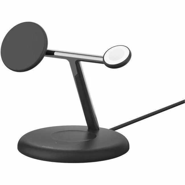Belkin Belkin WIZ023TTBK 3-in-1 Qi2 USB charger — product photo