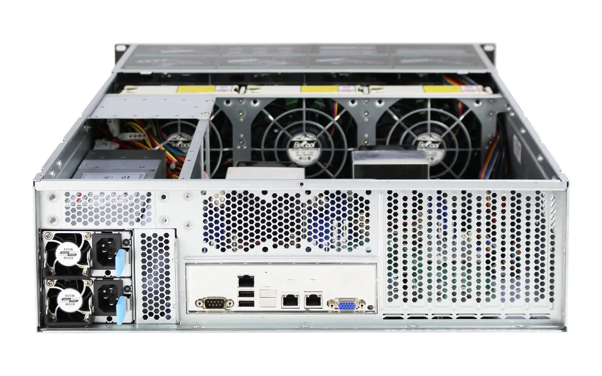 HOTCFWQ HOTCFWQ 3U 16-Bay Server Chassis 6Gb/s Expander Backplane E-ATX — product photo