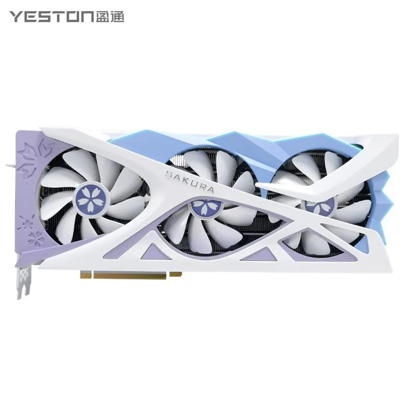 YESTON YESTON Sakura RTX 4070 12GB GDDR6 graphics card — product photo