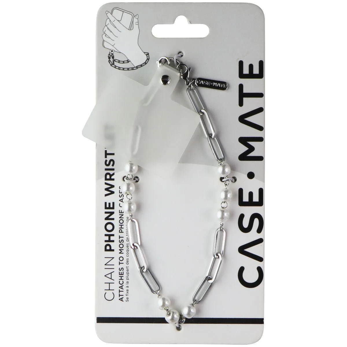 Case-Mate Case-Mate Chain Phone Wristlet Silver Pearl — product photo