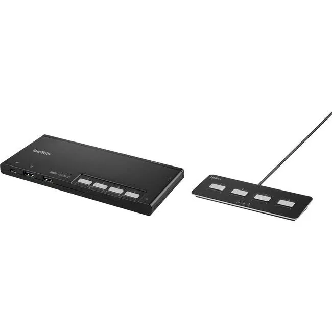 Belkin Belkin F1DN204MODHH4 4-port dual monitor HDMI KVM switch — product photo