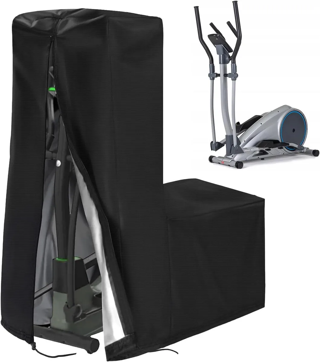 TAURKENAM TAURKENAM Elliptical Cover Black 71x29x65 in home gym — product photo
