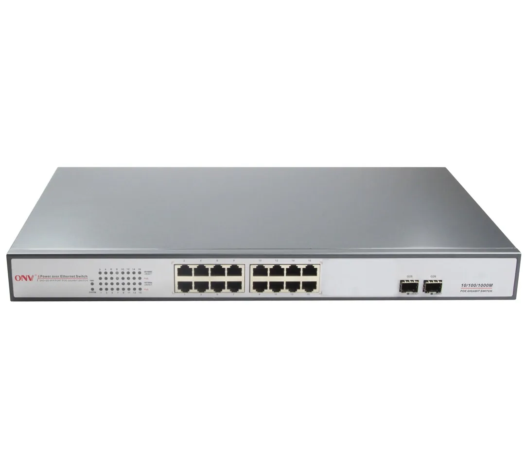 ESCAM Technology Co., Ltd ESCAM Technology Co., Ltd ONV-POE33016PF 18-port network switch 16 PoE 2 SFP 15.4W 250W — product photo