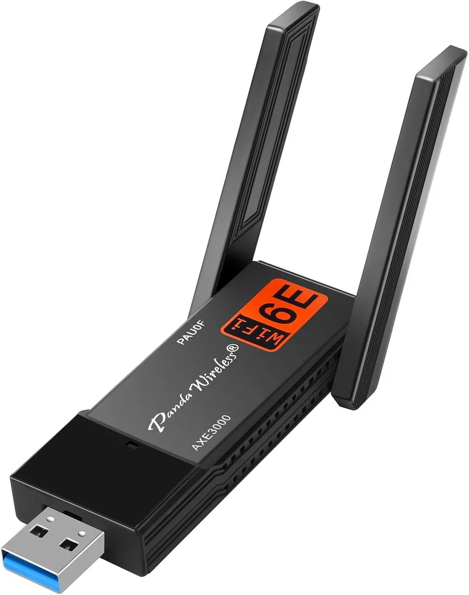 Panda Wireless, Inc. Panda Wireless, Inc. PAU0F AXE3000 WiFi 6E USB 3.0 adapter — product photo
