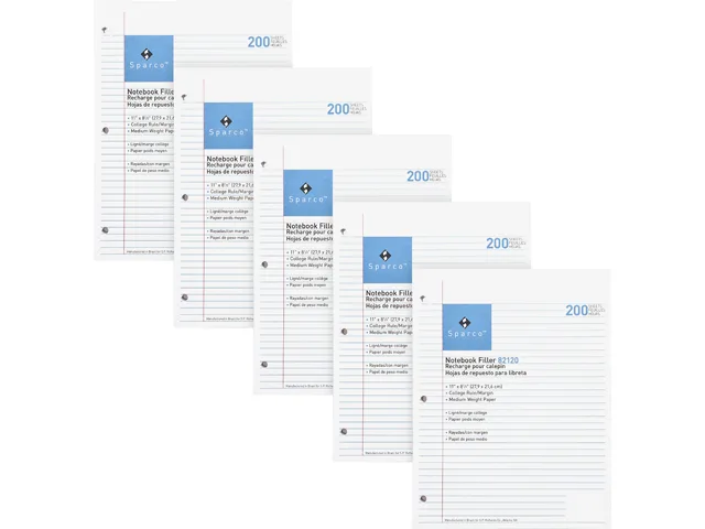 Sparco Products Sparco Products 82110BD Filler Paper 100 Sheets 16 lb 8 1/2 x 11 White — product photo