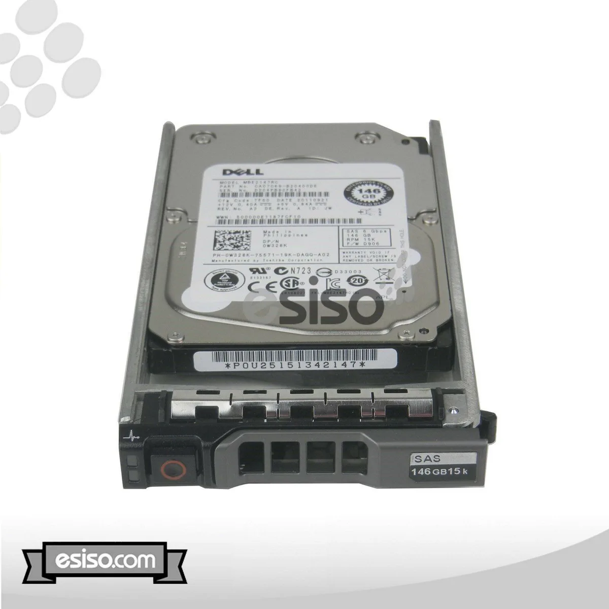 DELL DELL MBE214RC 146GB 15000RPM 2.5" SAS internal hard drive — product photo