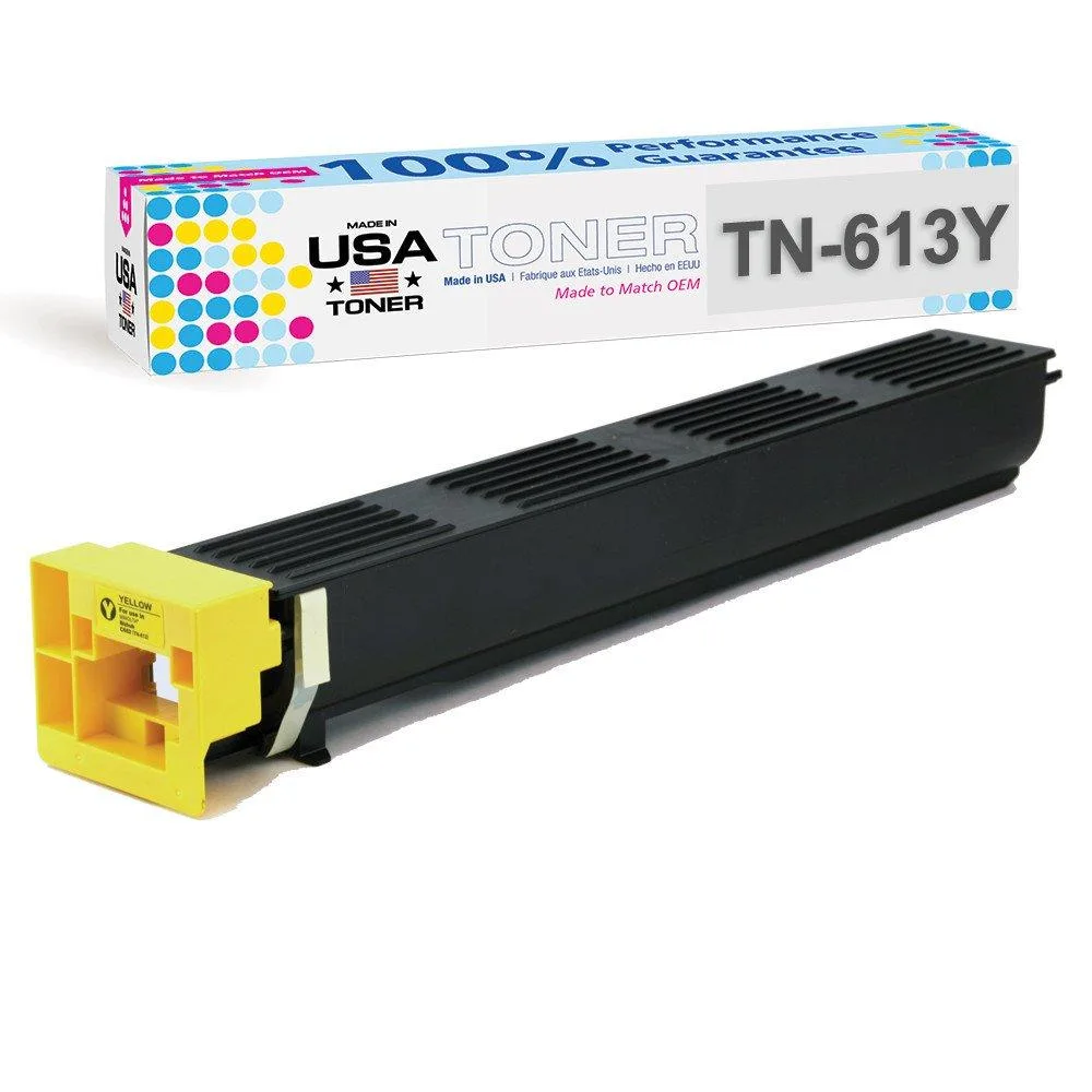 MADE IN USA TONER MADE IN USA TONER TN613Y Yellow Toner Cartridge 510 gm — product photo