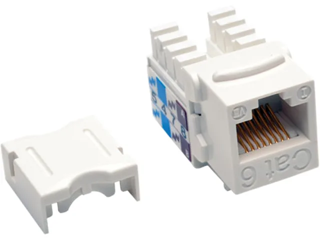 Tripp Lite Tripp Lite N238-025-WH Cat6/Cat5e 110 Style Punch Down Keystone Jack White 25-Pack — product photo