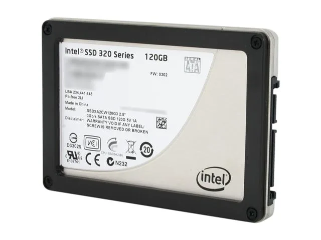 Intel Intel 320 Series 120GB 2.5" SATA internal SSD SSDSA2CW120G310 — product photo