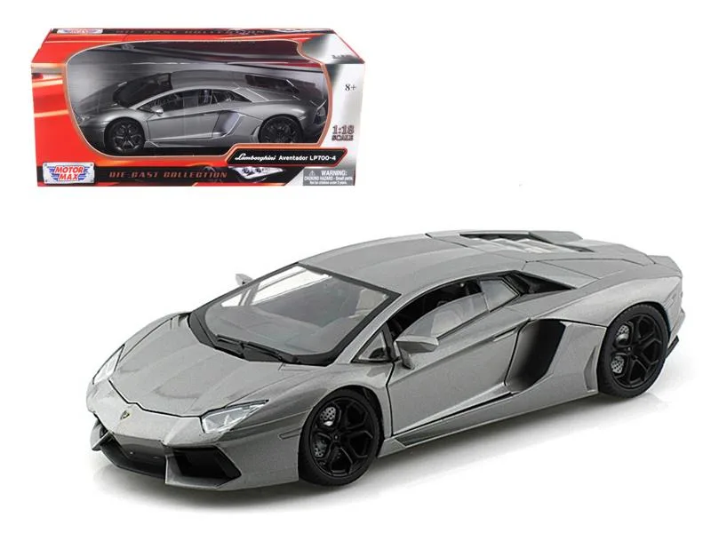 MOTORMAX MOTORMAX 79154gry Lamborghini Aventador LP700-4 Grey 1:18 Diecast Vehicle — product photo